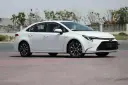 خودرو سفید رنگ تویوتا لوین (Toyota Levin) مدل ۲۰۲۵ با موتور ۱.۸ لیتری هیبرید
