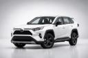 خودرو سفید تویوتا RAV4 (Toyota RAV4) مدل ۲۰۲۵ در استودیو
