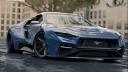 خودرو فورد GT (Ford GT) با طراحی موتور میانی و رنگ آبی