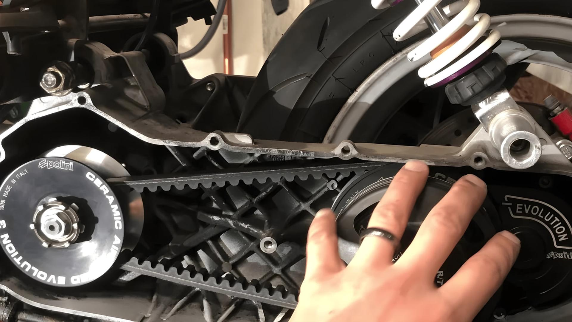 تسمه (Belt) سیستم انتقال قدرت در موتور سیکلت
