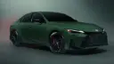 خودروی لکسوس IS (Lexus IS) مدل ۲۰۲۷ با رنگ سبز مات و طراحی جدید