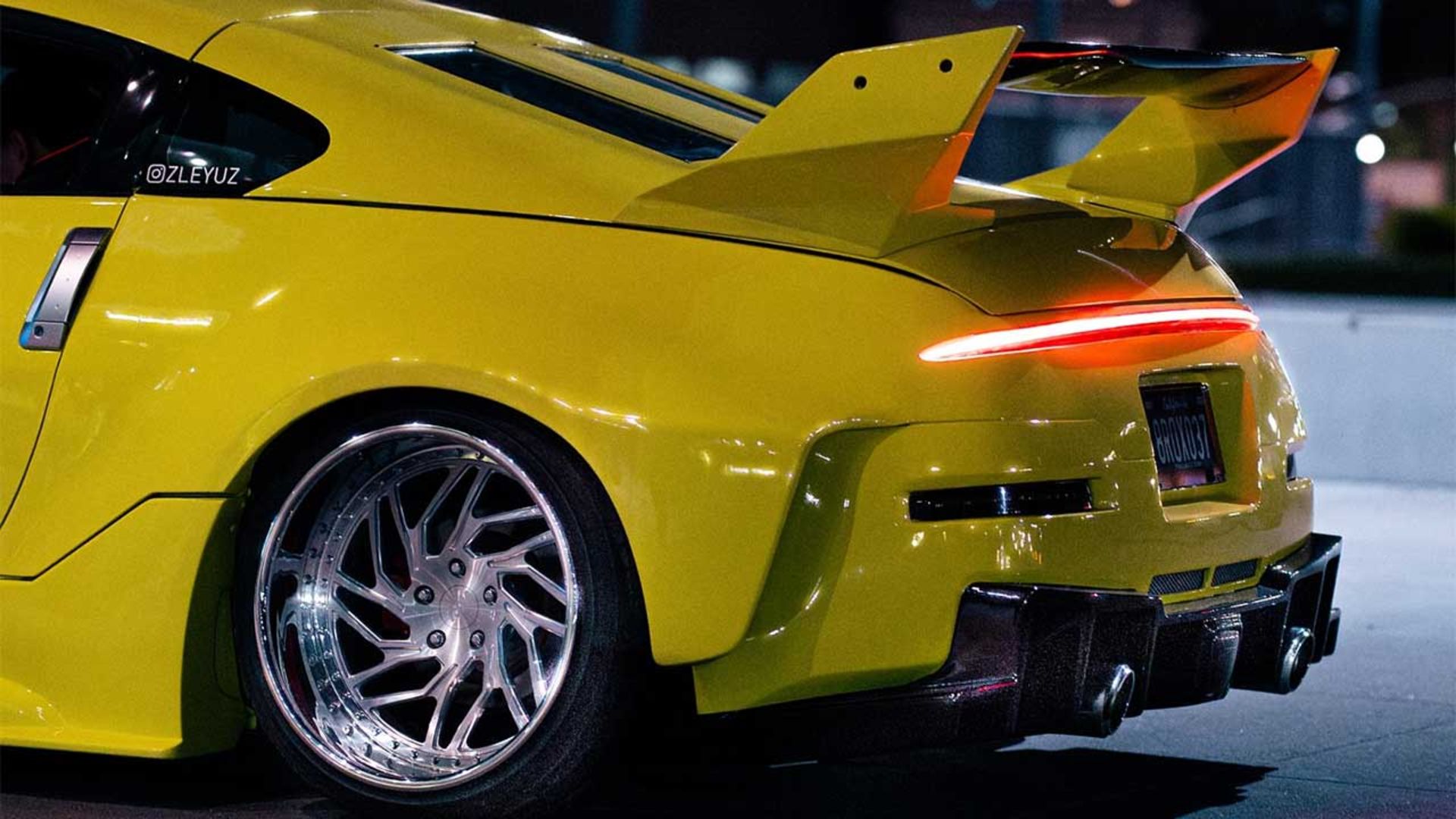 تیونینگ عجیب نیسان 350Z با الهام از سایبرپانک