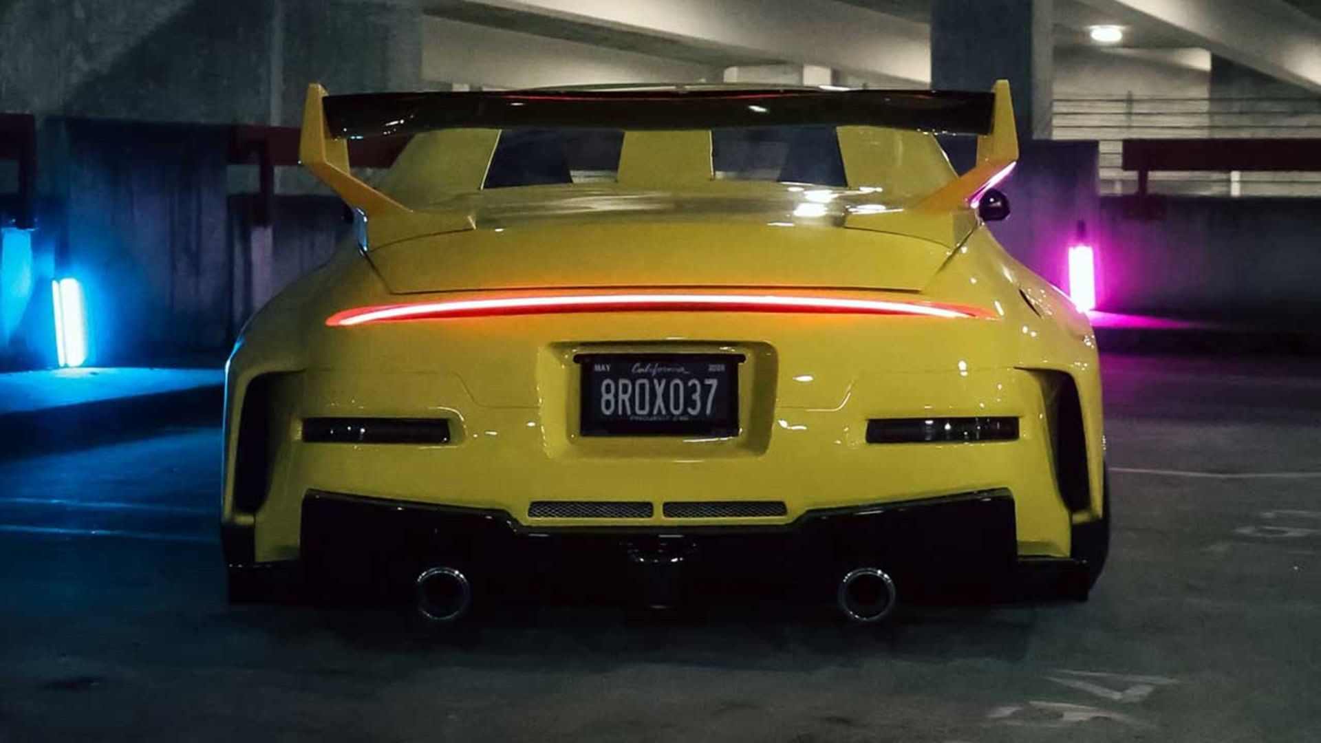 تیونینگ عجیب نیسان 350Z با الهام از سایبرپانک