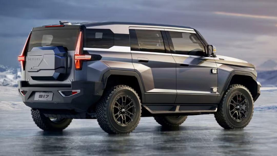 خودرو دانگ‌فنگ مرز (Dongfeng Mengshi) مدل 917 در محیط برفی