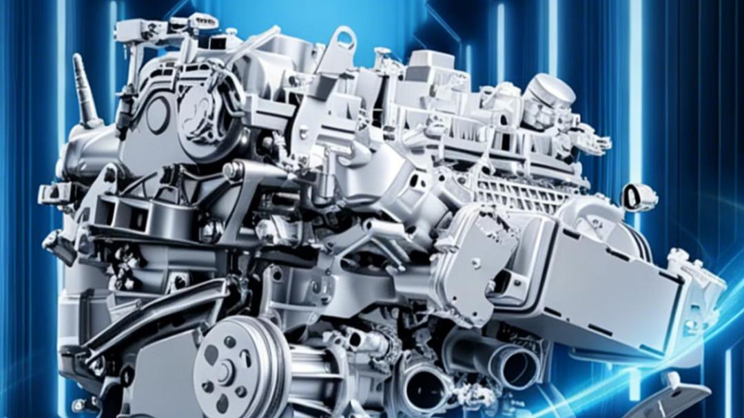 موتور جدید دانگ‌فنگ (Dongfeng) با قطعات فلزی براق و طراحی مدرن