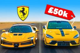 درگ شیائومی SU7 اولترا و فراری SF90 XX