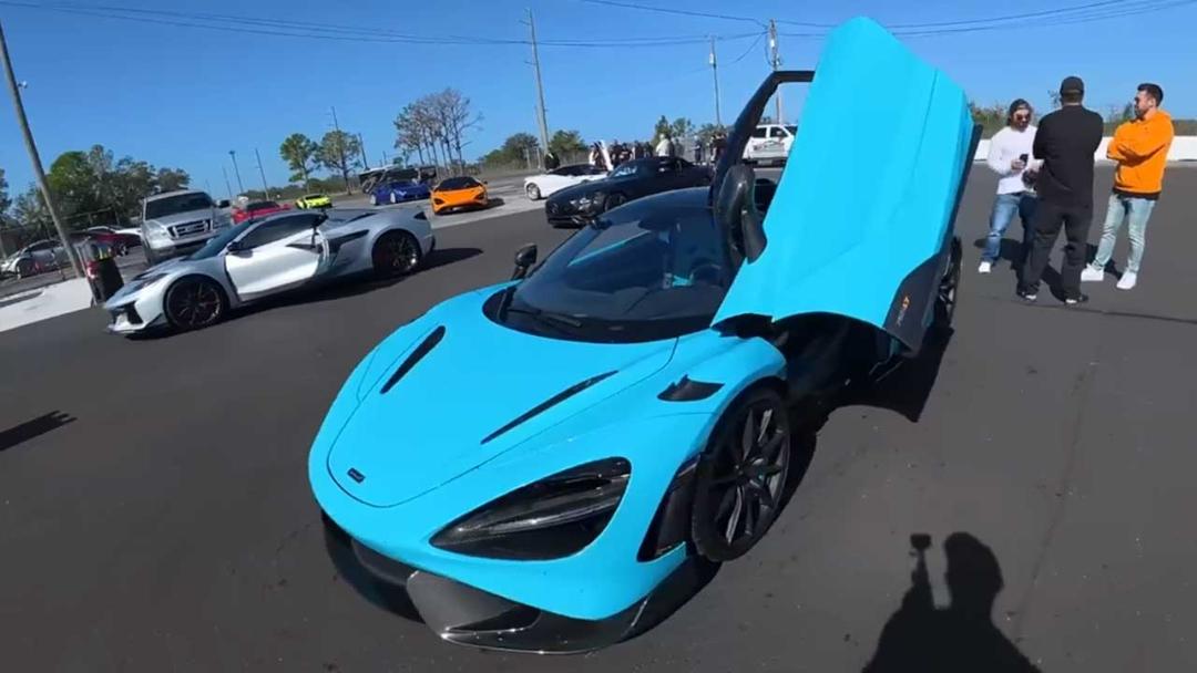 درگ کوروت ZR1X و مک‌لارن 765LT