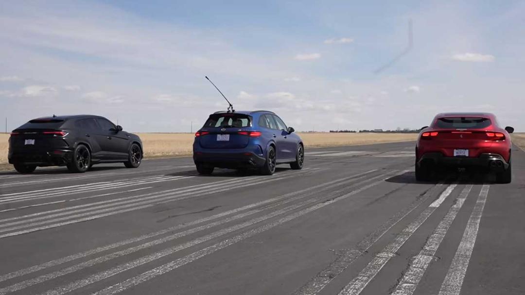 مرسدس GLC63 با شاسی‌بلندهای لامبورگینی و فراری
