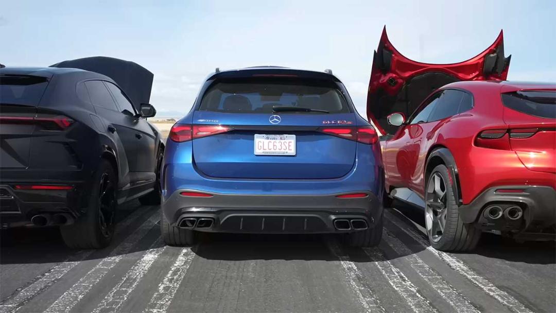 مرسدس GLC63 با شاسی‌بلندهای لامبورگینی و فراری