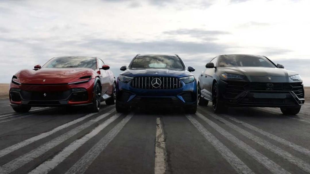 مرسدس GLC63 با شاسی‌بلندهای لامبورگینی و فراری