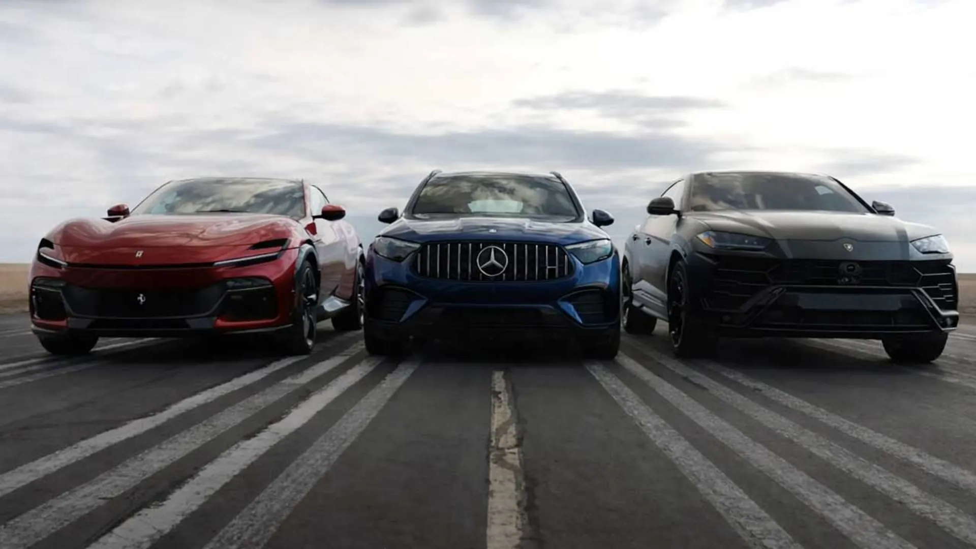 مرسدس GLC63 با شاسی‌بلندهای لامبورگینی و فراری