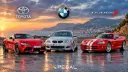 تویوتا (Toyota) GR سوپرا، بی ام و (BMW) M5 و دوج وایپر (Dodge Viper) در کنار هم