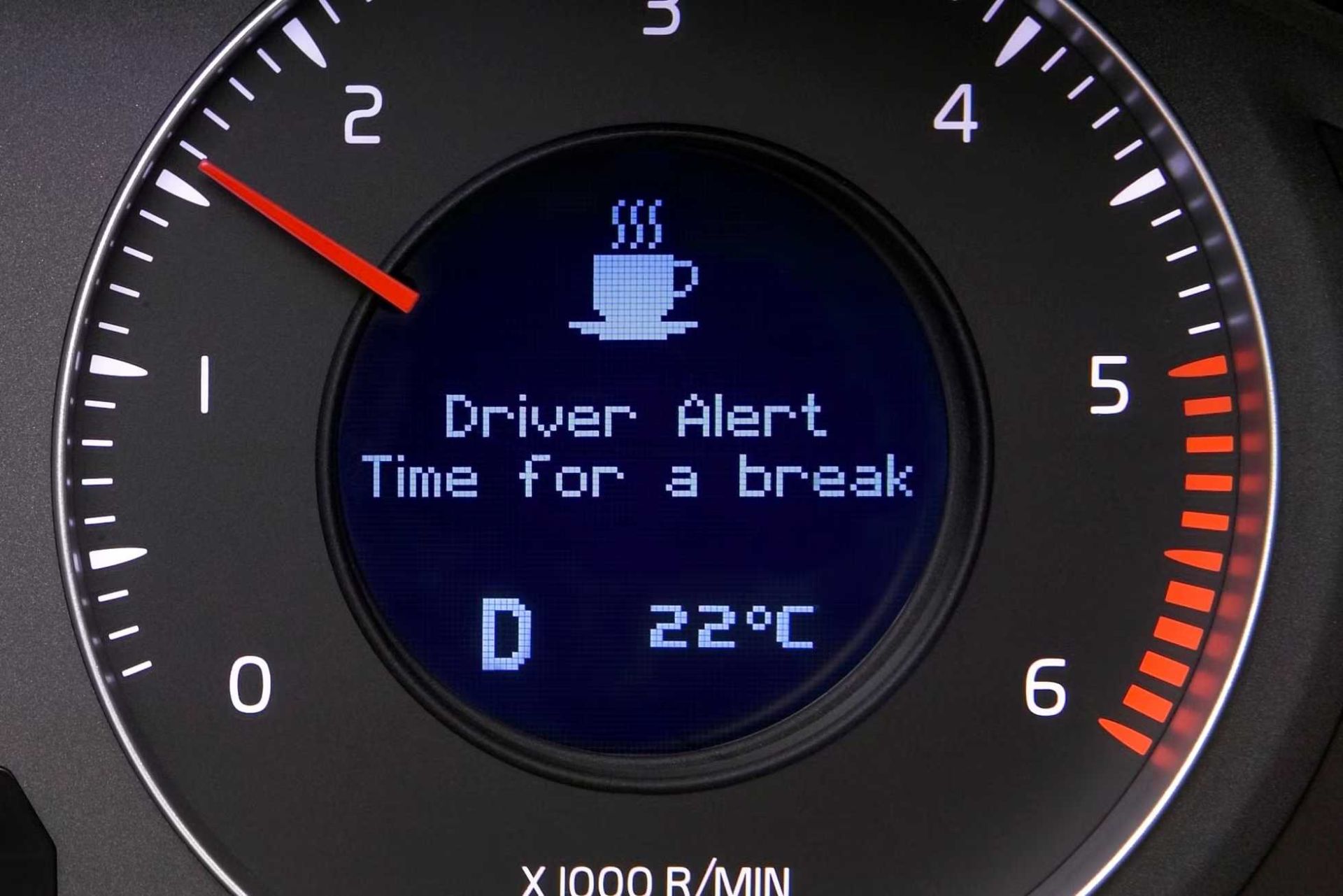 پیام هشدار خواب آلودگی راننده