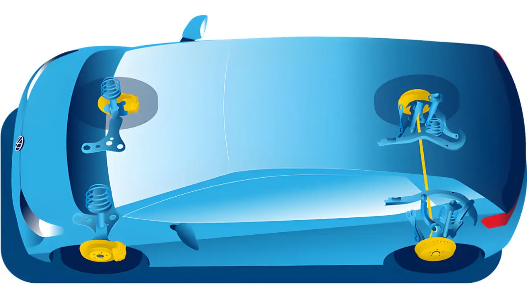 سیستم ترمز کاسه‌ای (Drum Brake) در چیدمان زیربنایی خودرو