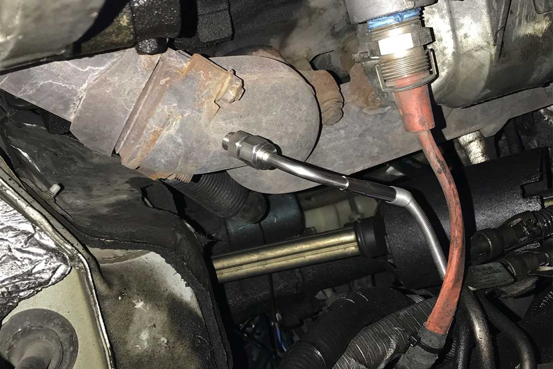 خرابی سنسور دمای گاز خروجی