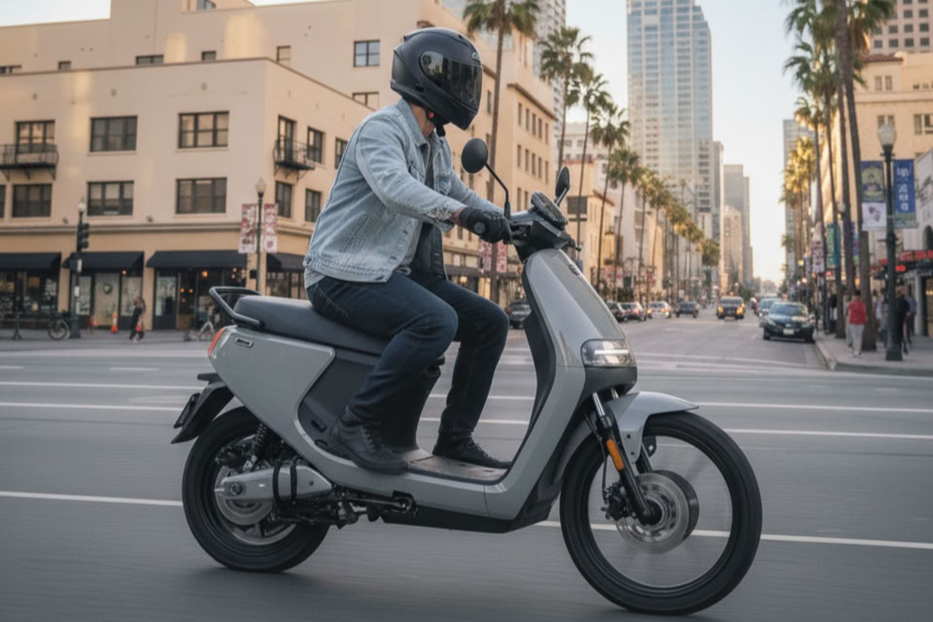 سواری موتورسیکلت برقی