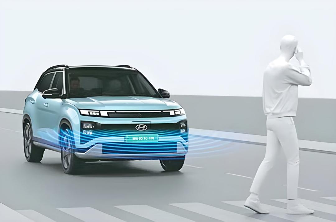 صدای مصنوعی خودروی برقی (Hyundai) برای تشخیص عابر پیاده در خیابان
