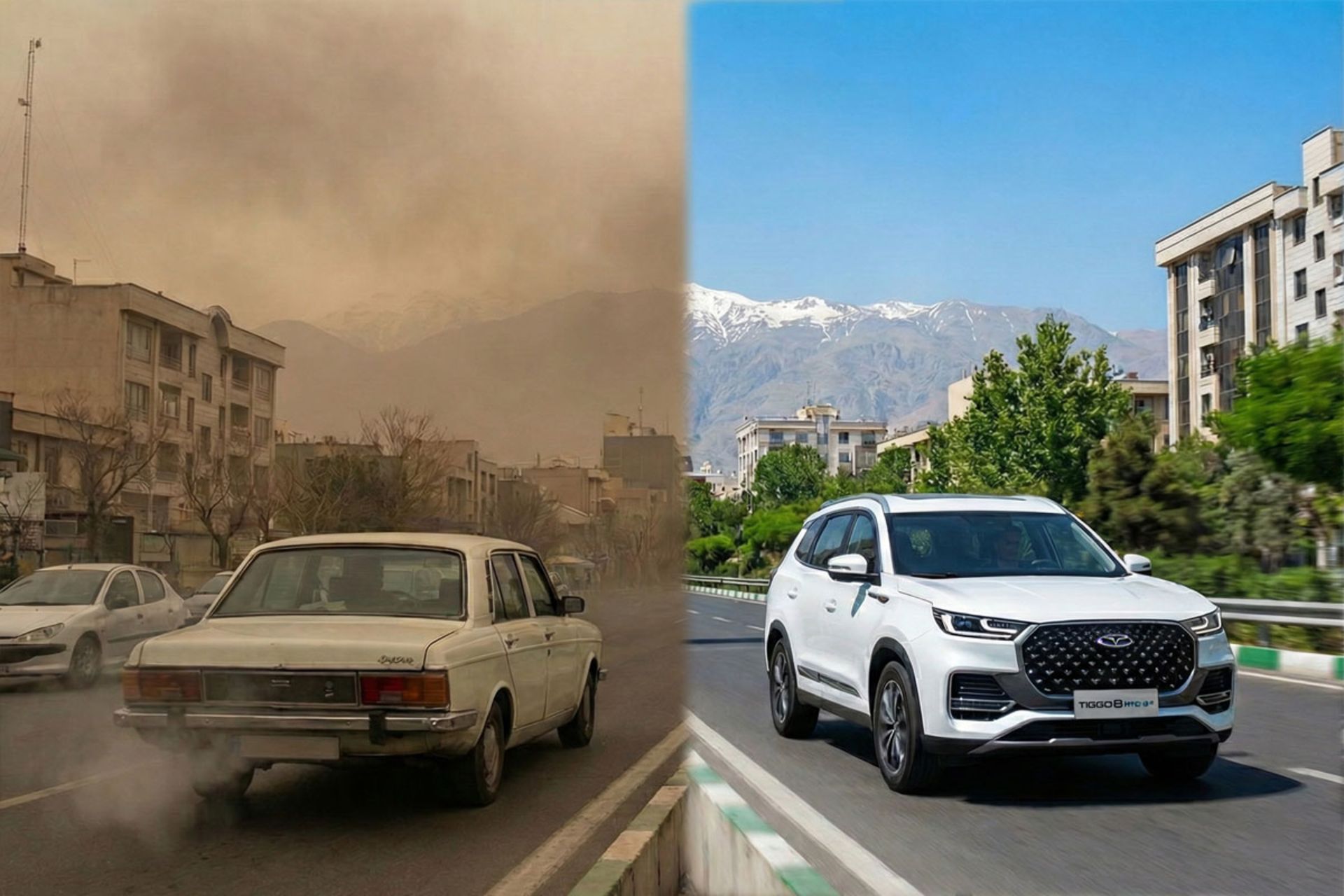 تاثیر خودروها روی آلایندگی هوا