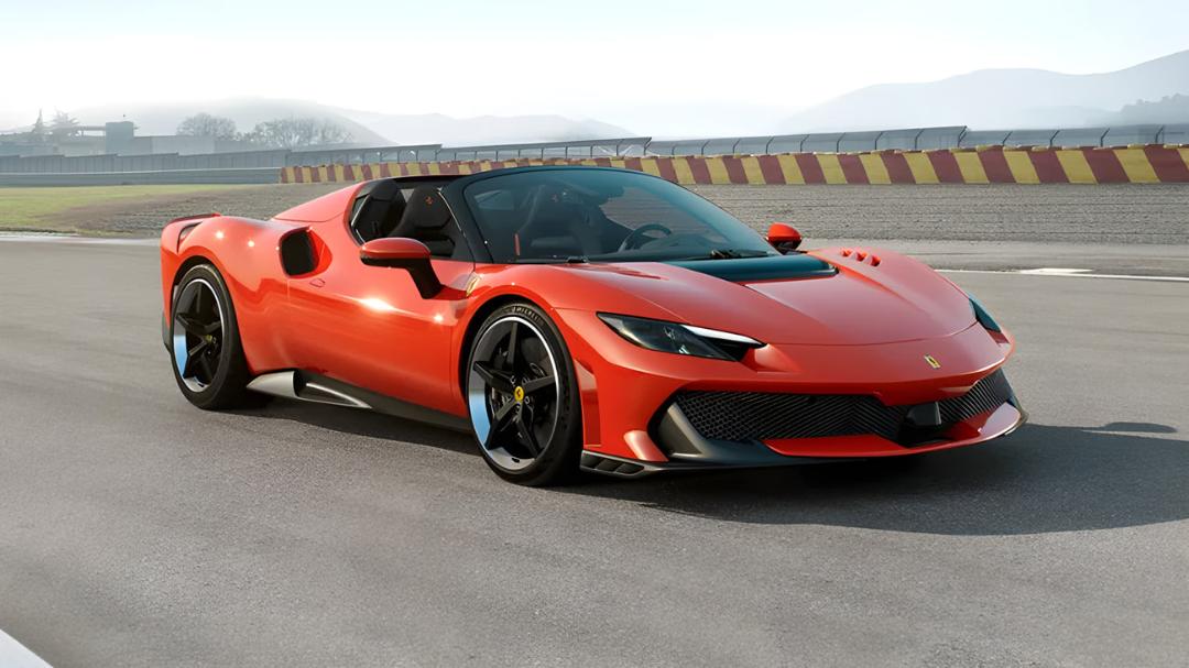 خودرو فراری 296 اسپشاله اپرتا (Ferrari 296 Speciale Aperta) در پیست مسابقه