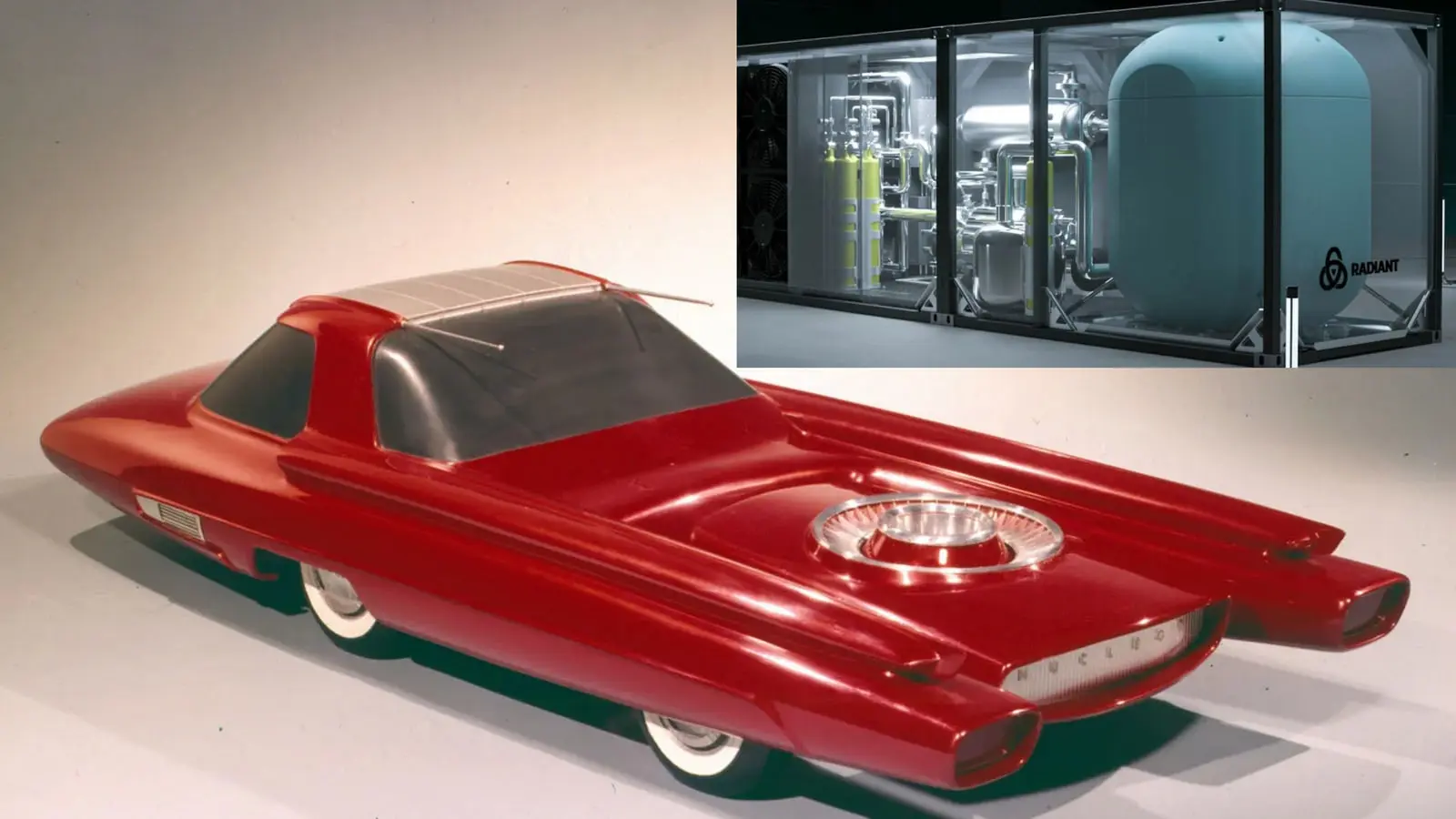 مدل مفهومی خودروی فورد نوکلئون (Ford Nucleon) با طراحی آینده‌نگرانه