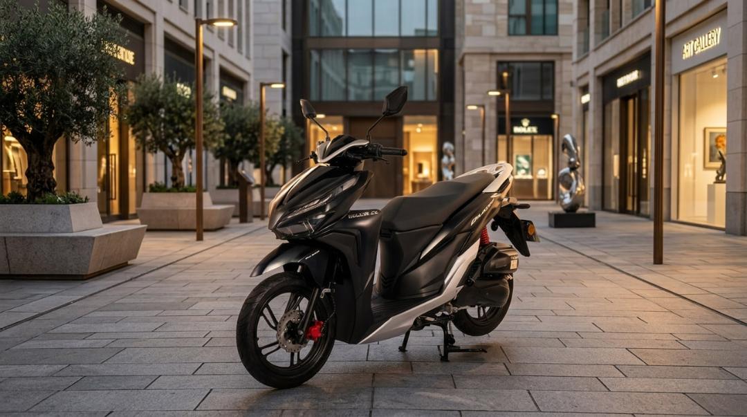 اسکوتر شهری گلکسی (Galaxy) مدل CL 150 KLS در فضای شهری