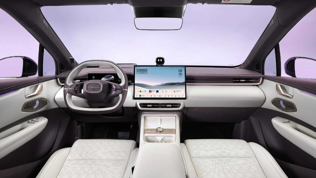 داشبورد و کابین داخلی خودروی جدید جیلی (Geely) با نمایشگر لمسی بزرگ