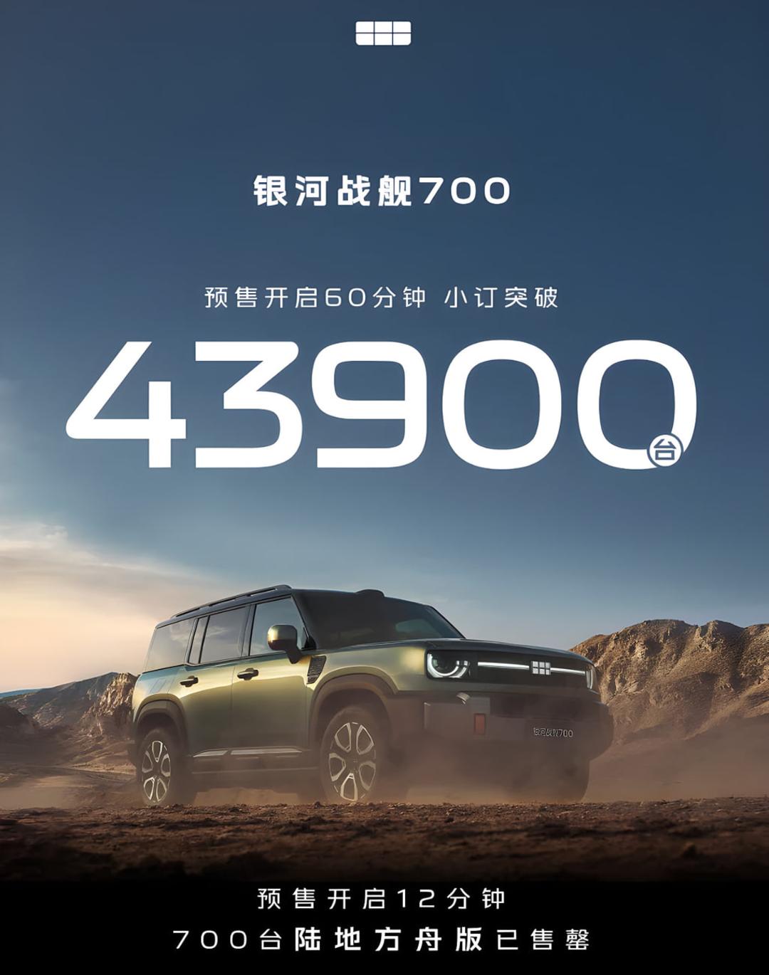 خودروی جیلی گلکسی ۷۰۰ (Geely Galaxy 700) در مسیر کویری