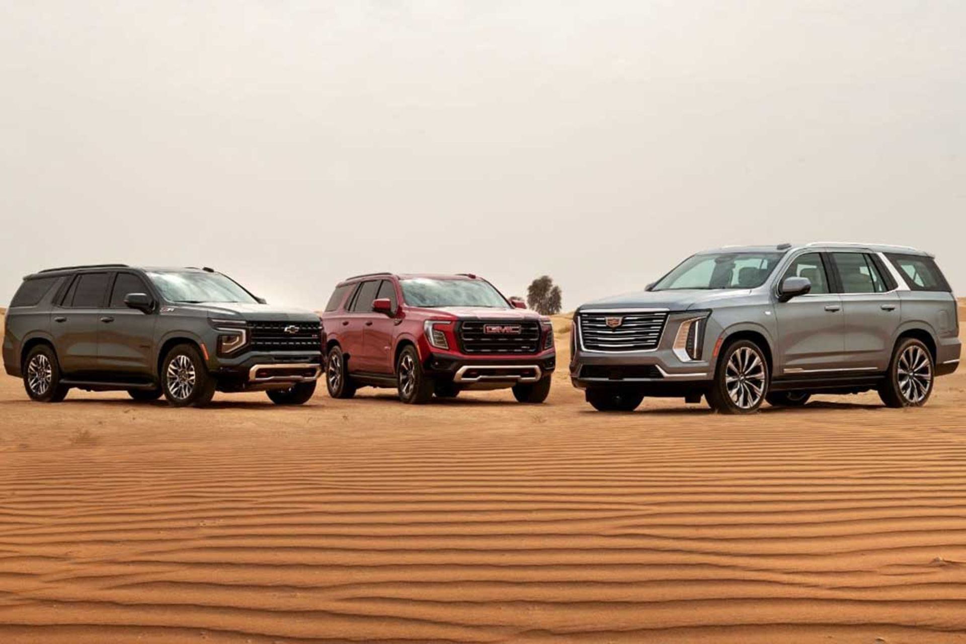 شاسی‌بلندهای بزرگ جنرال موتورز در خاورمیانه 