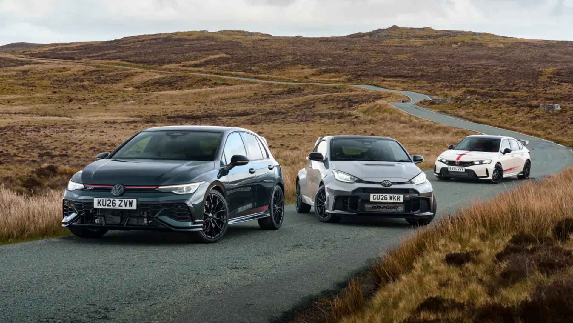 GOLF  Yaris  civic comparison  