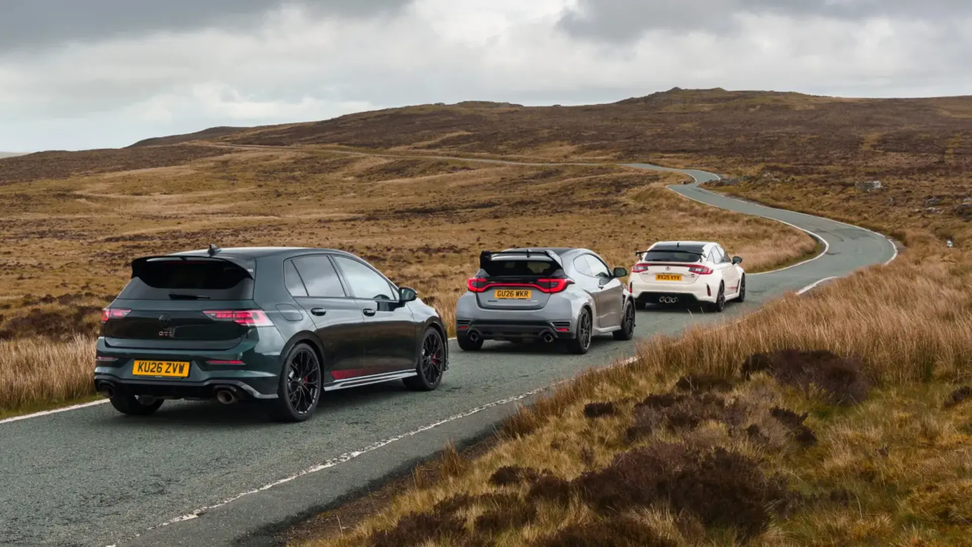 GOLF  Yaris  civic comparison  