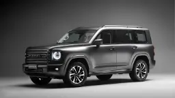 خودرو هاوال H9 (Haval H9) با رنگ خاکستری متالیک در استودیو