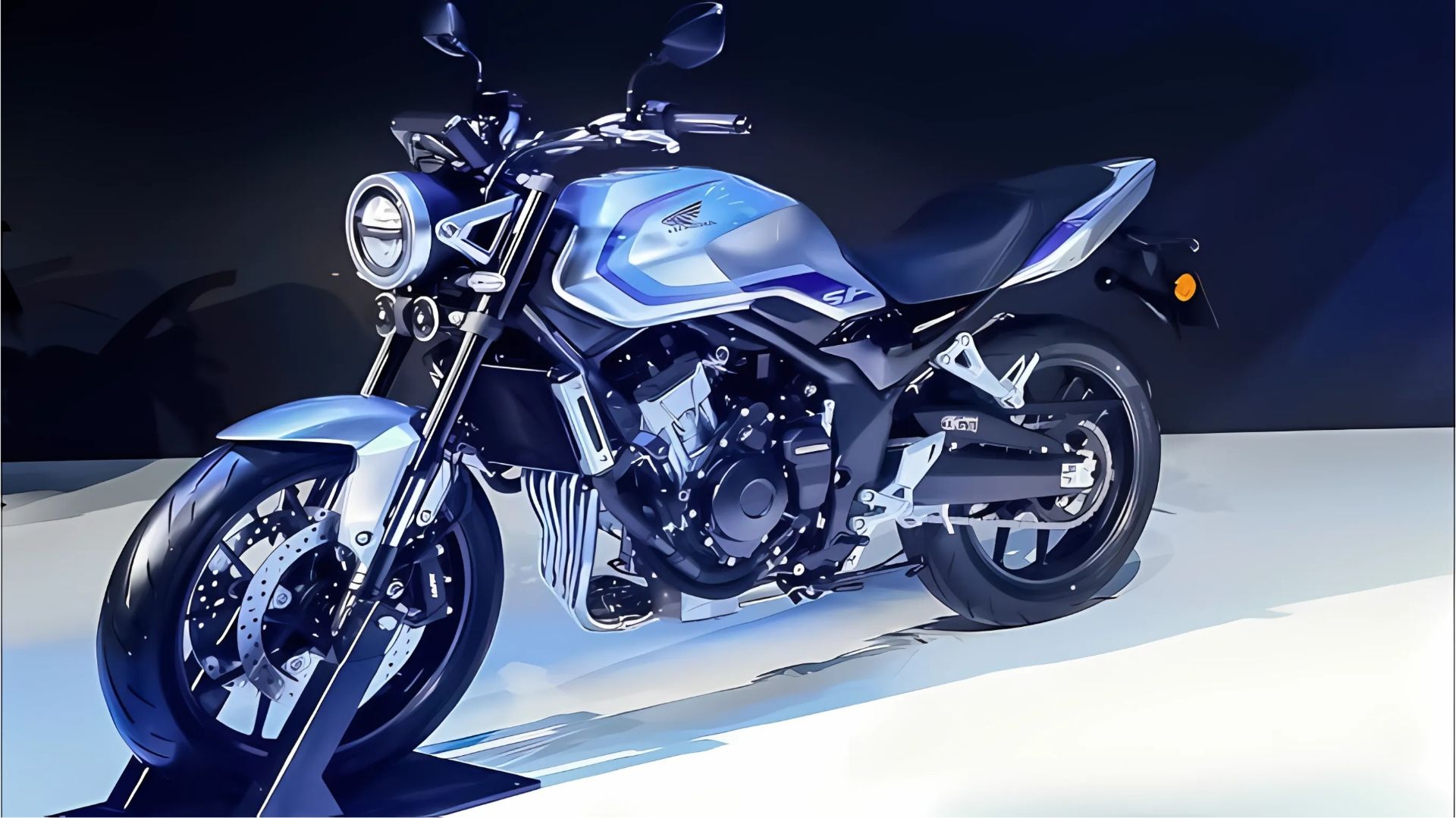 موتورسیکلت هوندا CB500SF آبی