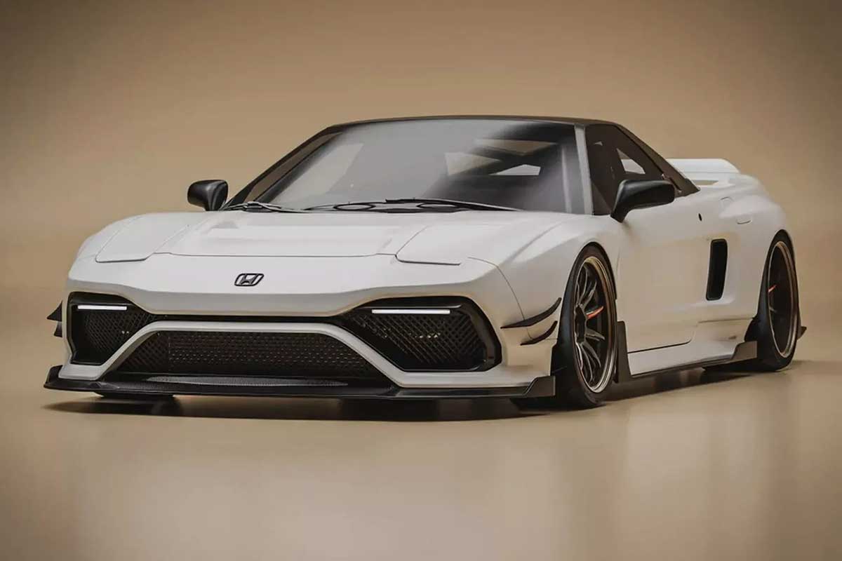 نسل اول هوندا NSX با کیت بدنه جدید ظاهر مدرن پیدا می‌کند