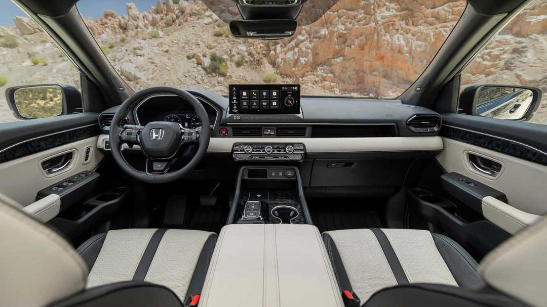 داشبورد و کابین داخلی شاسی‌بلند هوندا پاسپورت تریل‌اسپرت (Honda Passport TrailSport) مدل ۲۰۲۷