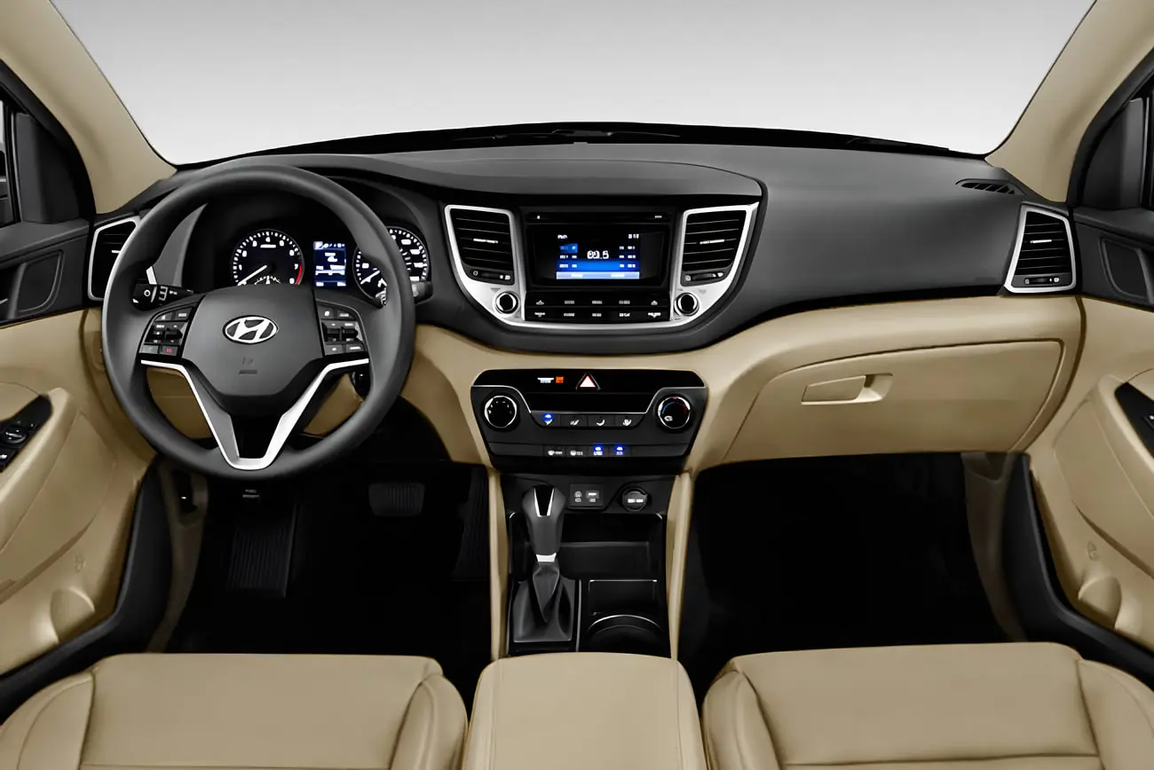 داشبورد و کابین داخلی خودرو هیوندای توسان (Hyundai Tucson) با طراحی مدرن