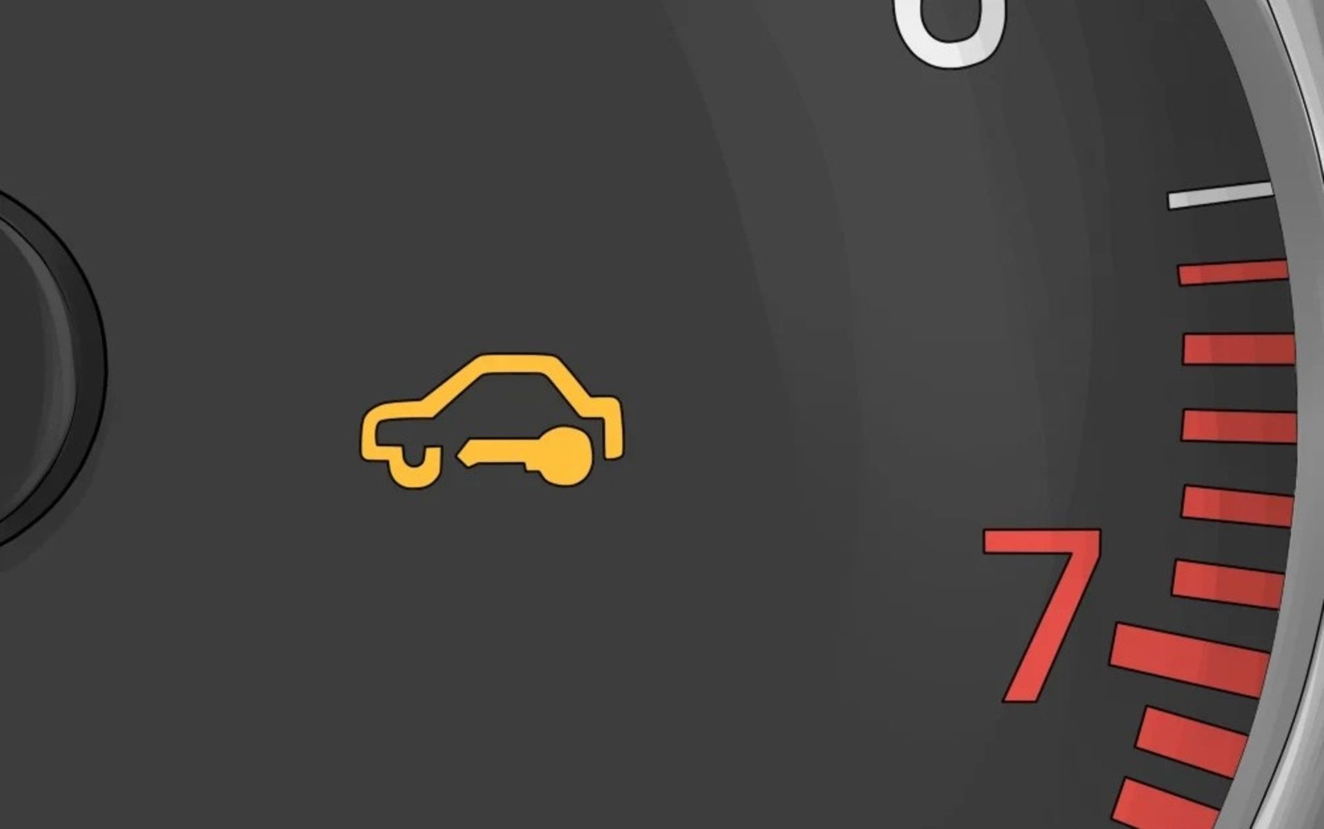 چراغ هشدار خودرو و کلید