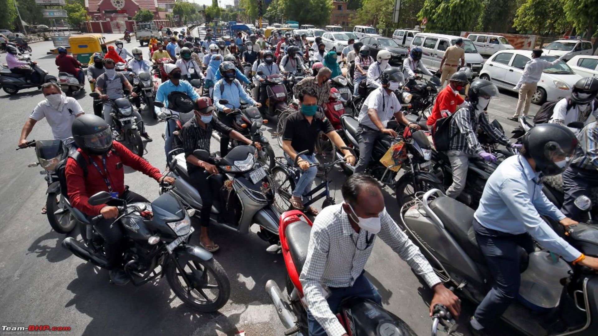 ترافیک موتوری هند