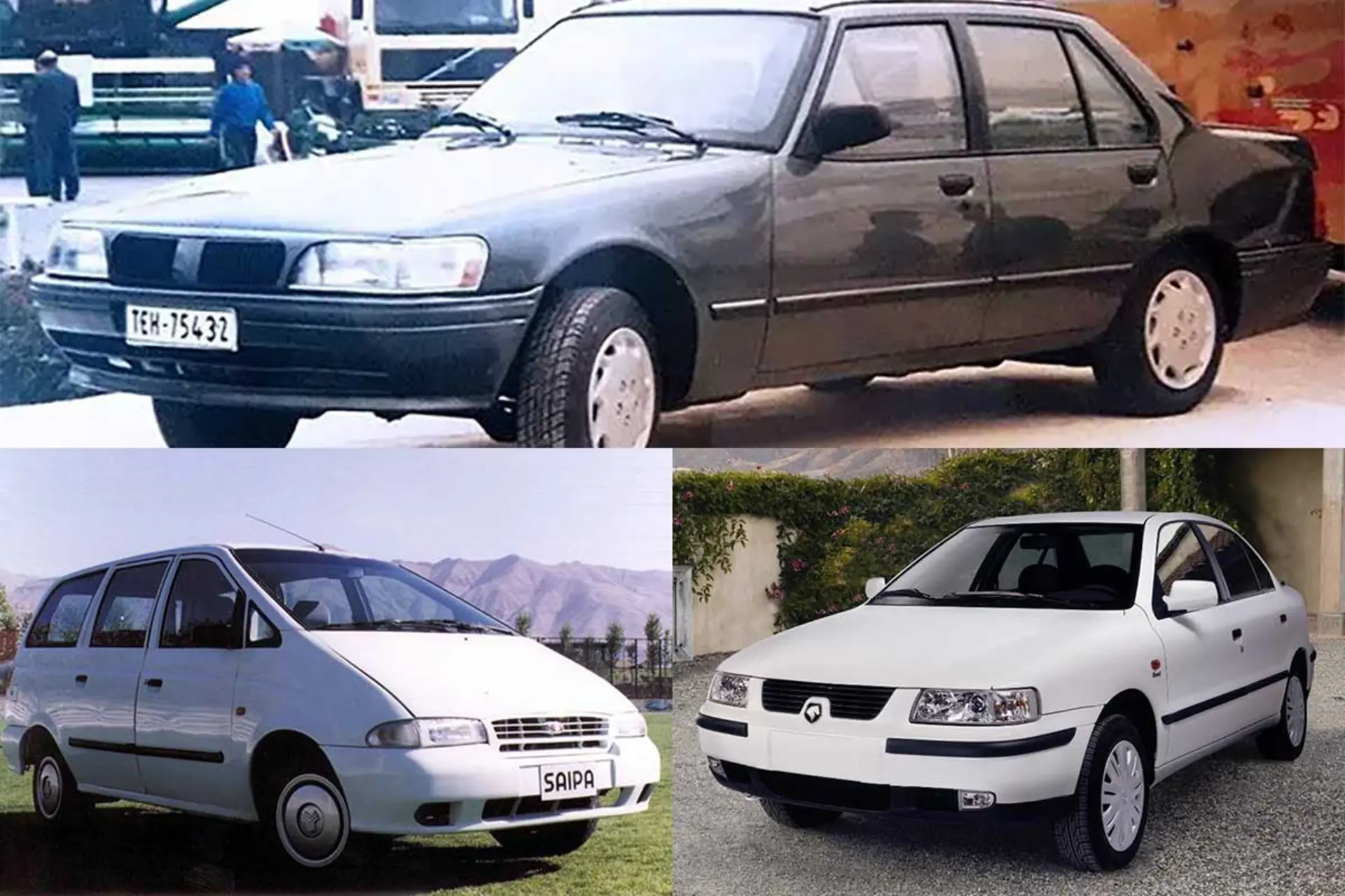 اولین خودروهای ملی ایران