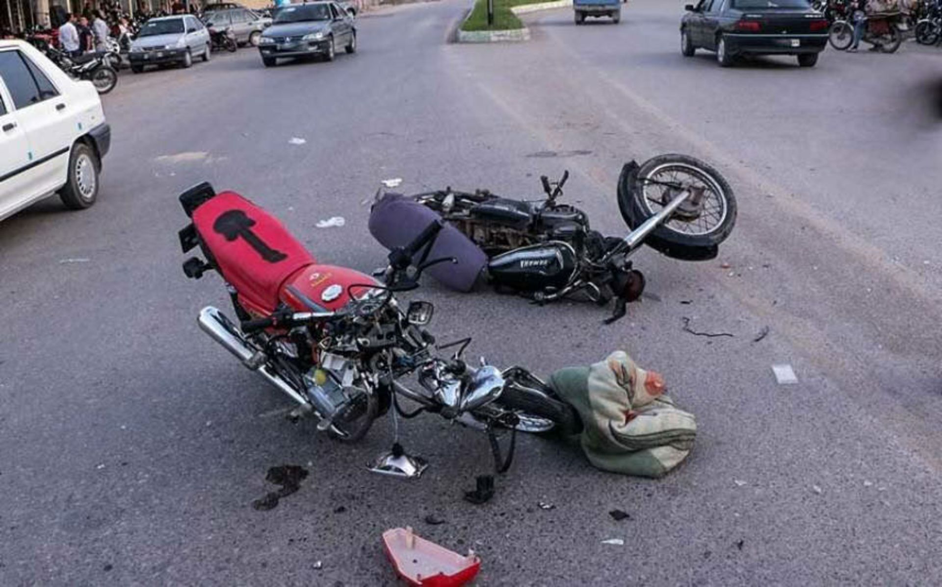 تصادف موتورسیکلت