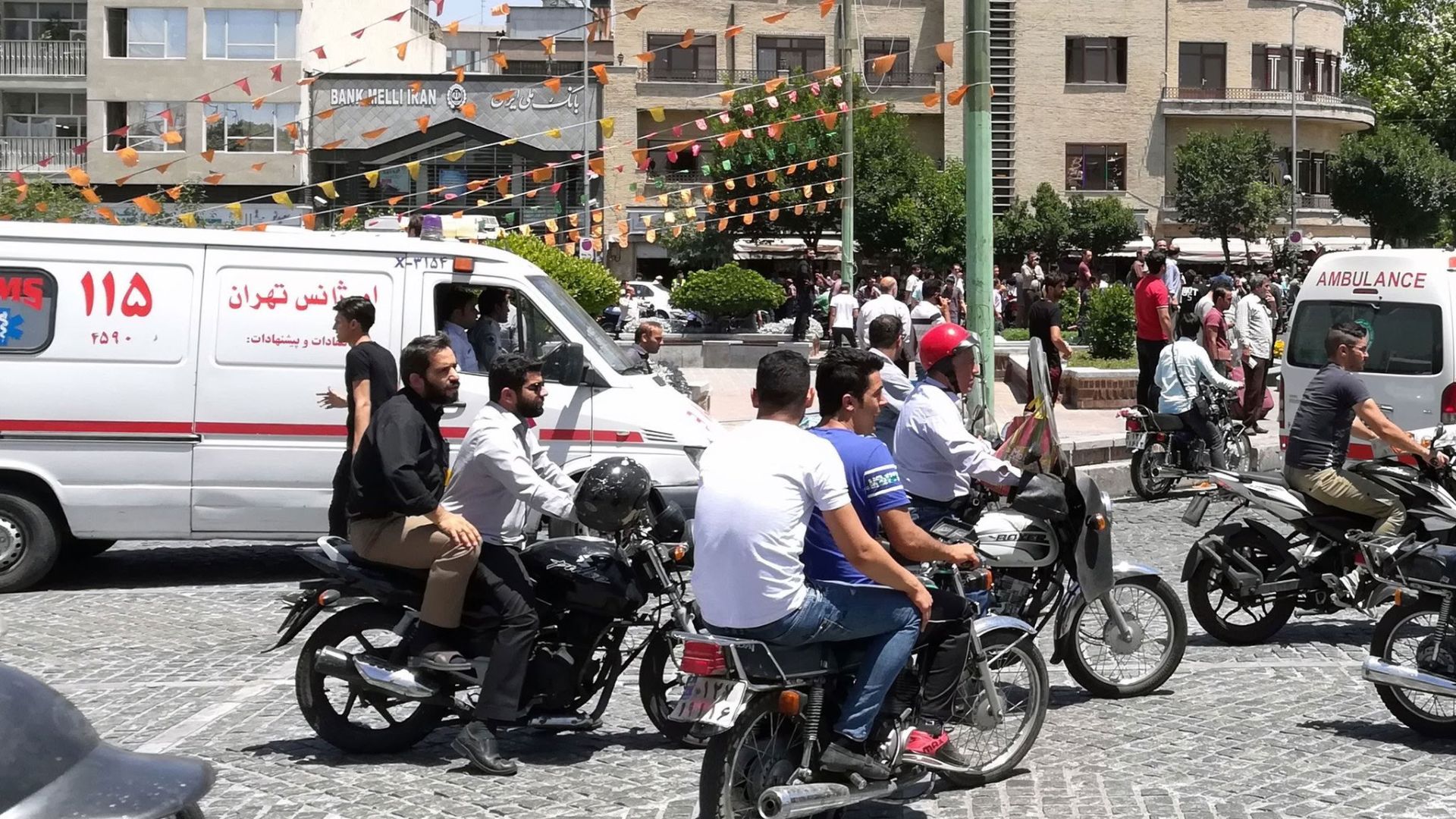 ترافیک موتورسیکلت ها در ایران