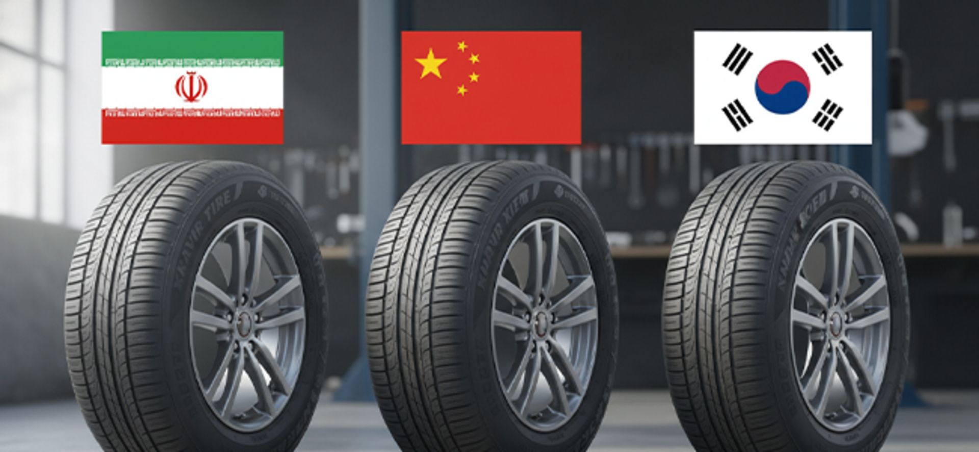 مقایسه تایرهای کره ای، چینی و ایرانی