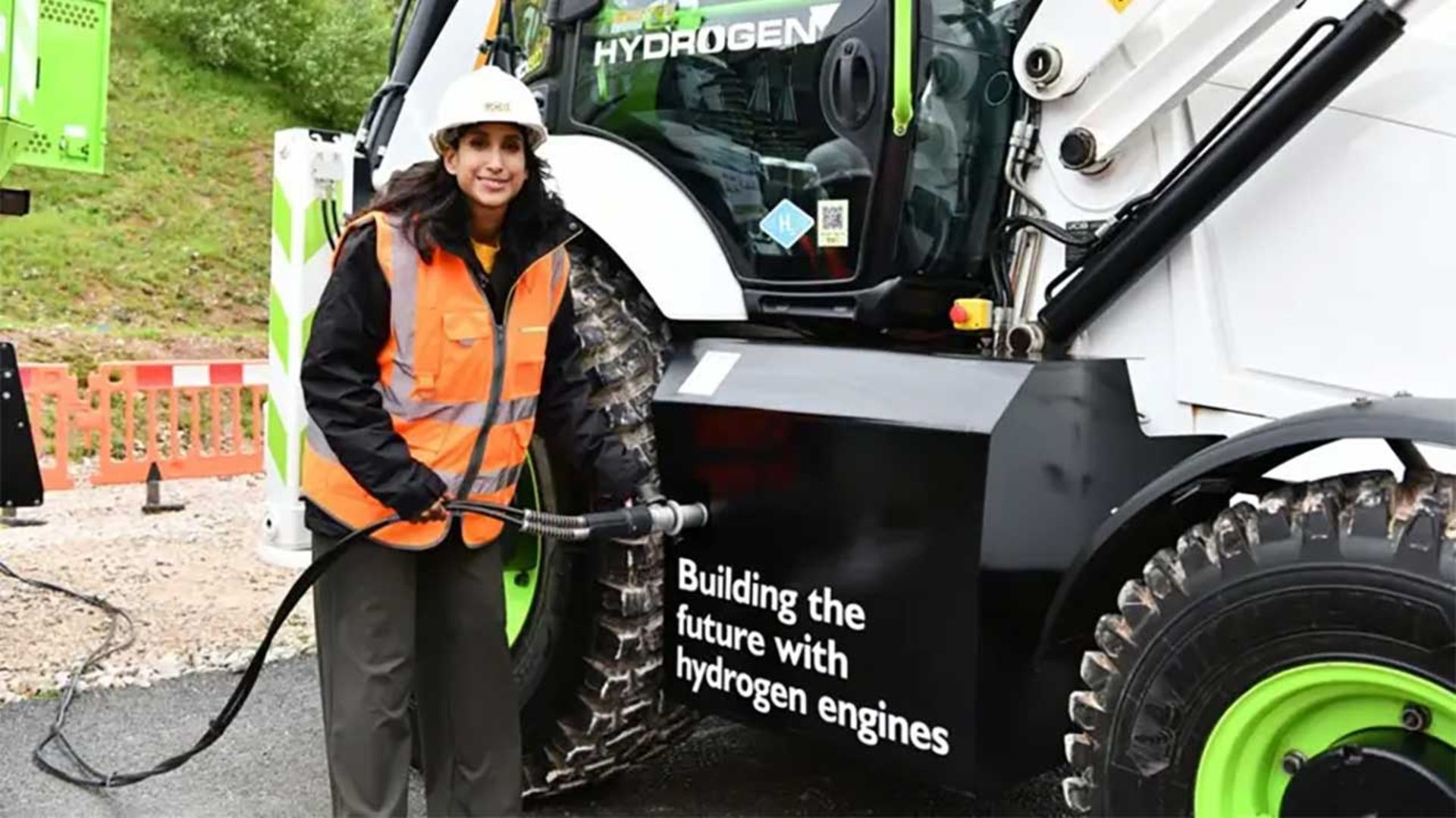 موتور هیدروژنی JCB