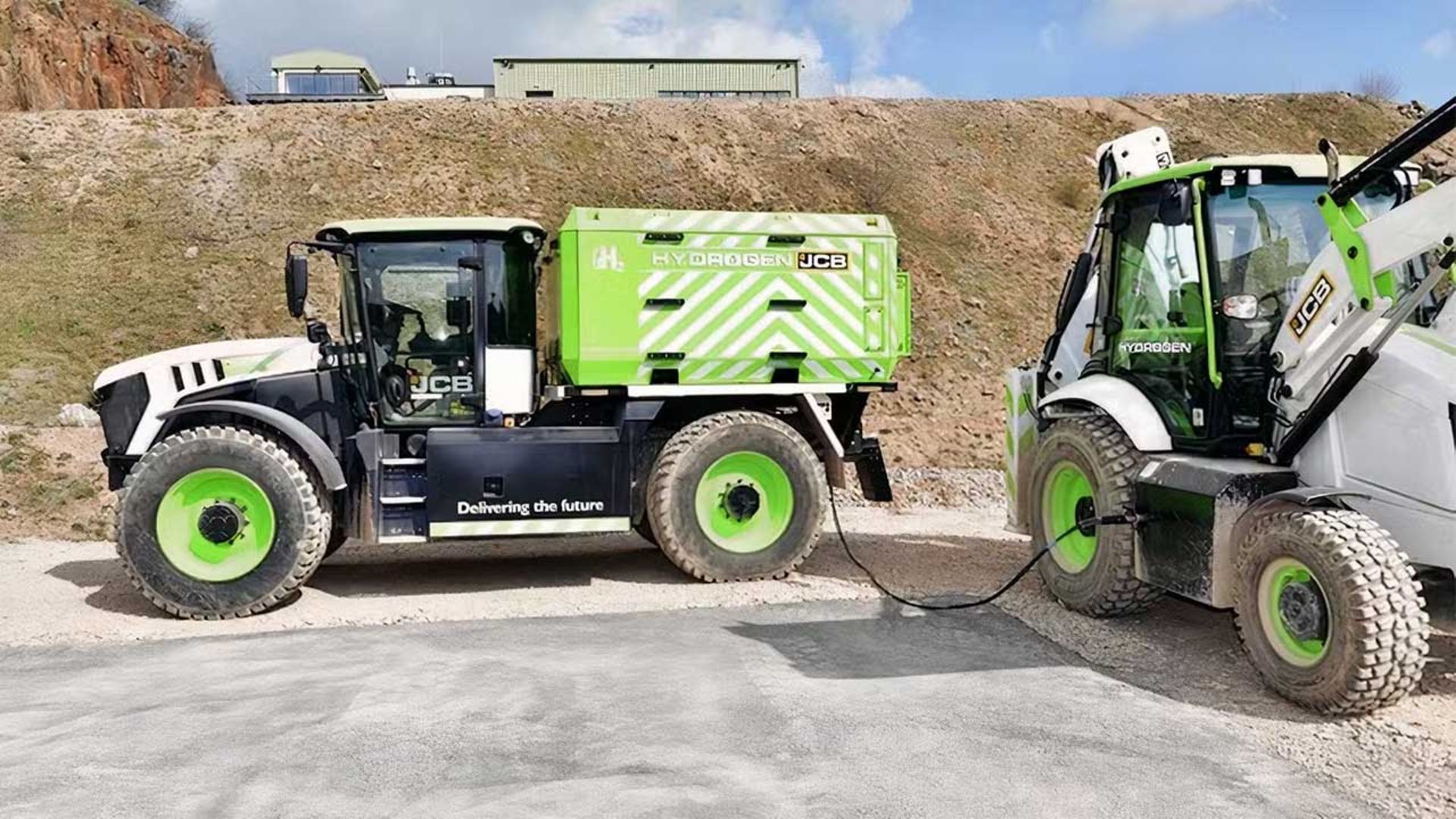 موتور هیدروژنی JCB