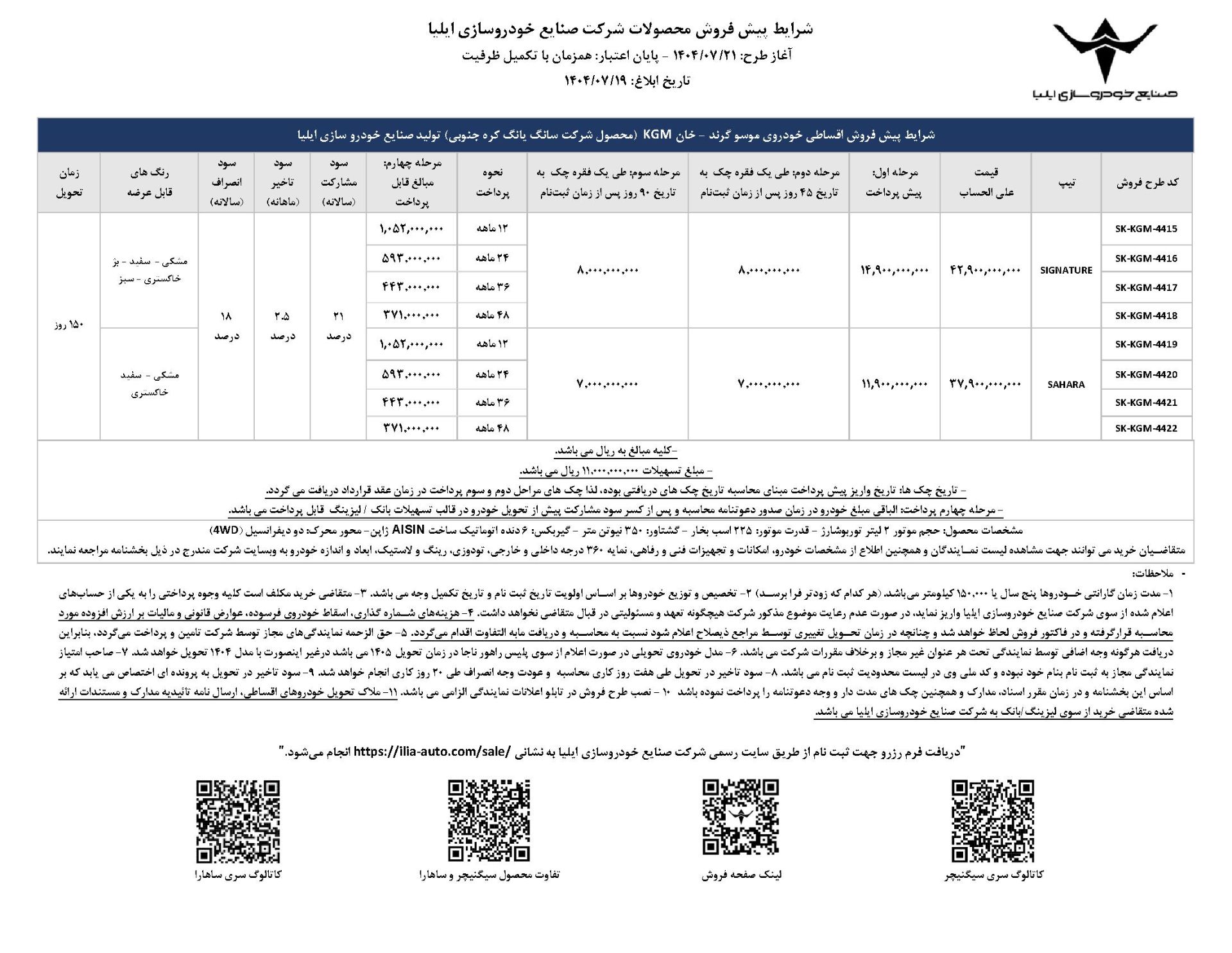 پیش فروش اقساطی علی الحساب پیکاپ کی جی ام موسو گرندخان - بهمن و مهر 1404