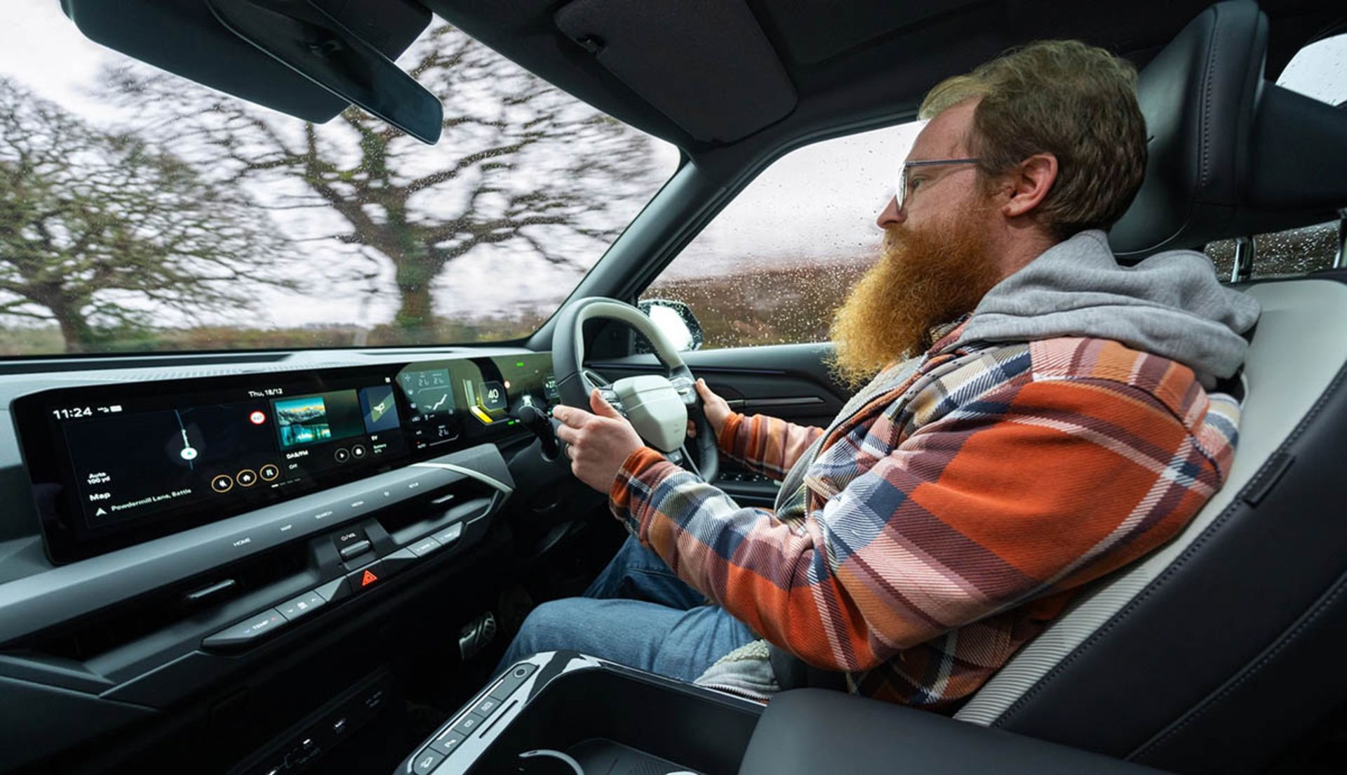 رانندگی با کیا EV5 برقی