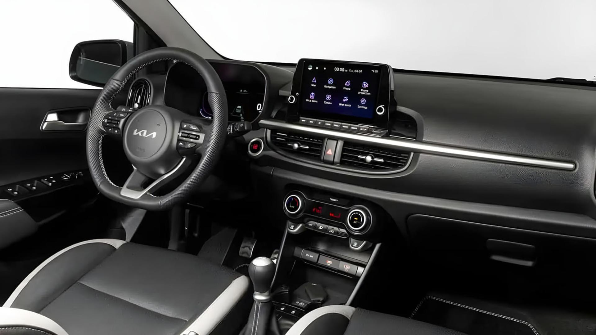 طراحی داخلی و داشبورد خودرو کیا پیکانتو (Kia Picanto) مدل ۲۰۲۷