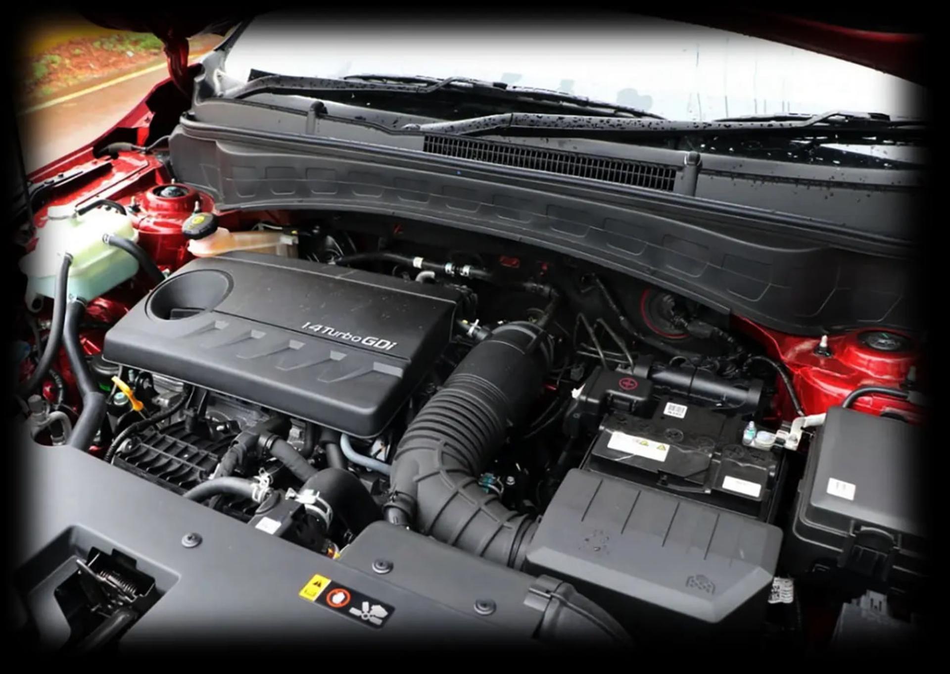 موتور ۱٫۴ توربو (1.4 Turbo GDI) در محفظه موتور کیا سلتوس