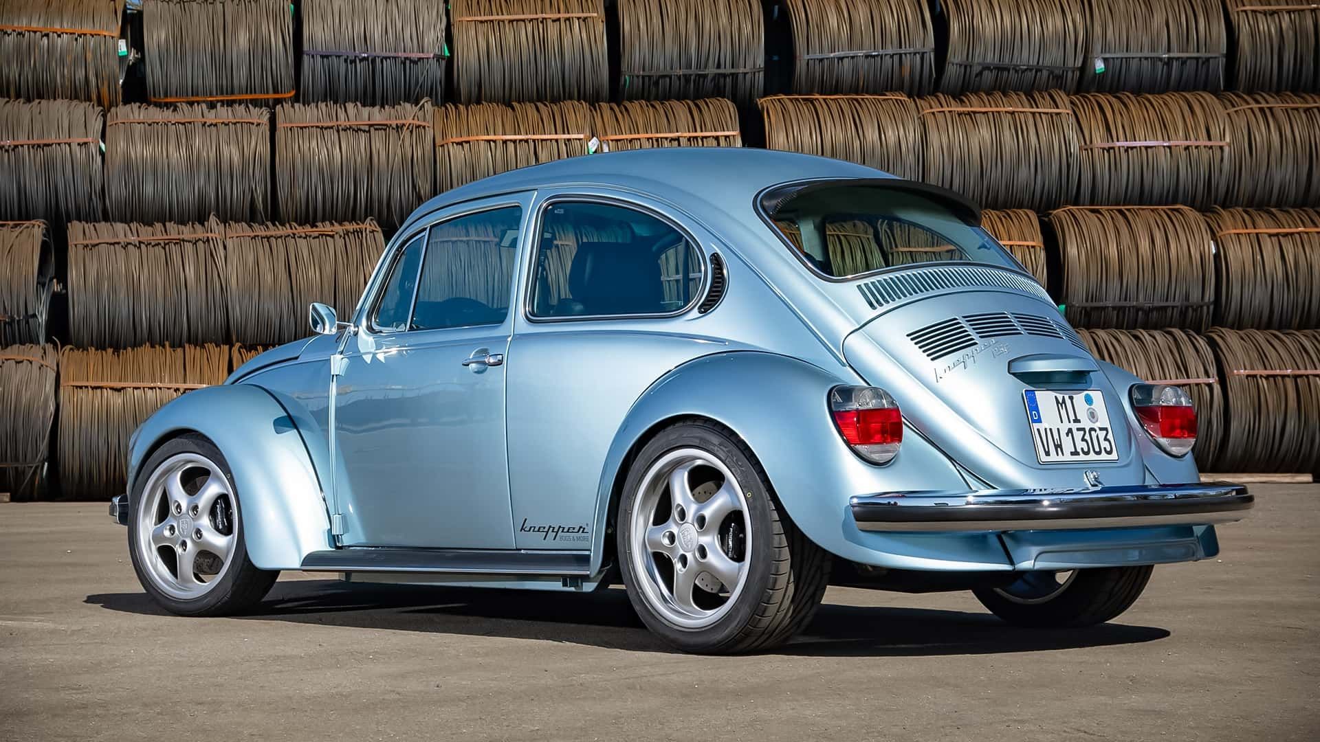 فولکس‌واگن بیتل با موتور تسلا 