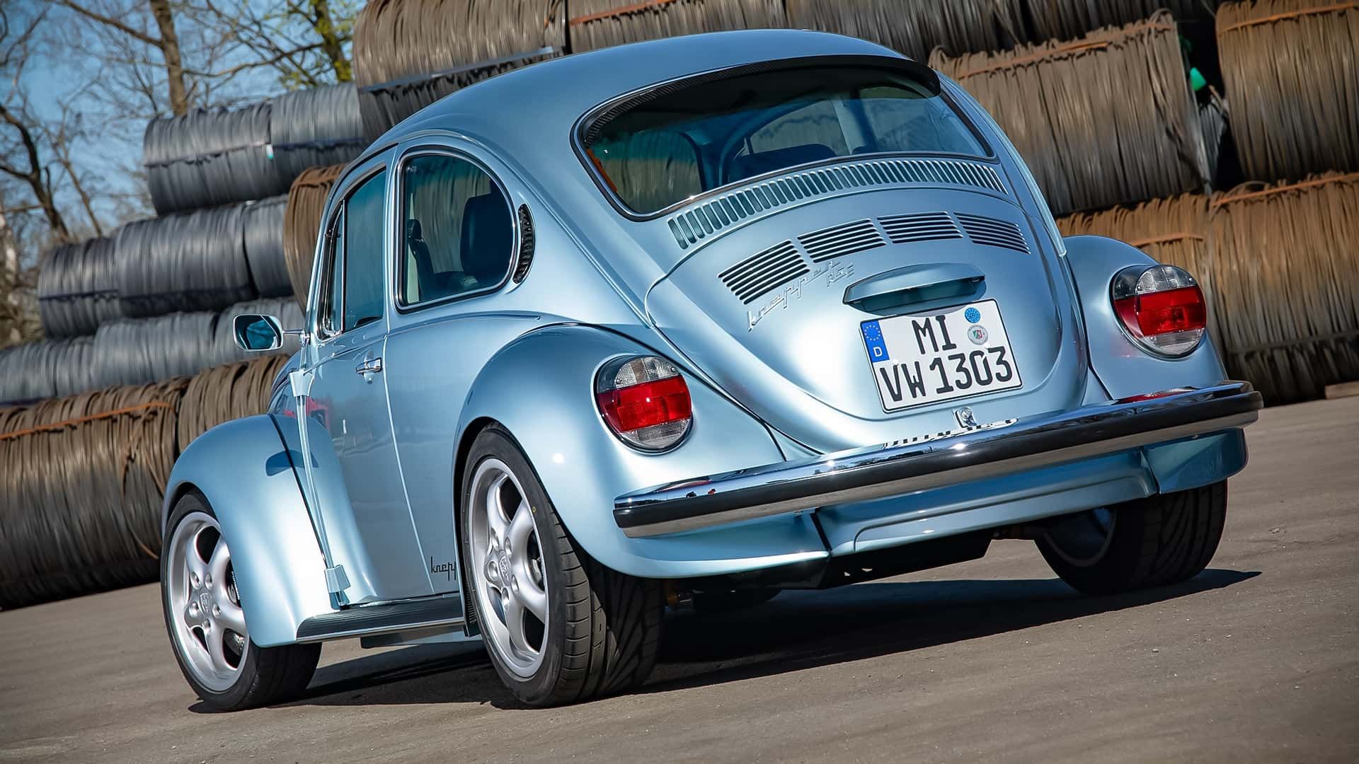 فولکس‌واگن بیتل با موتور تسلا 