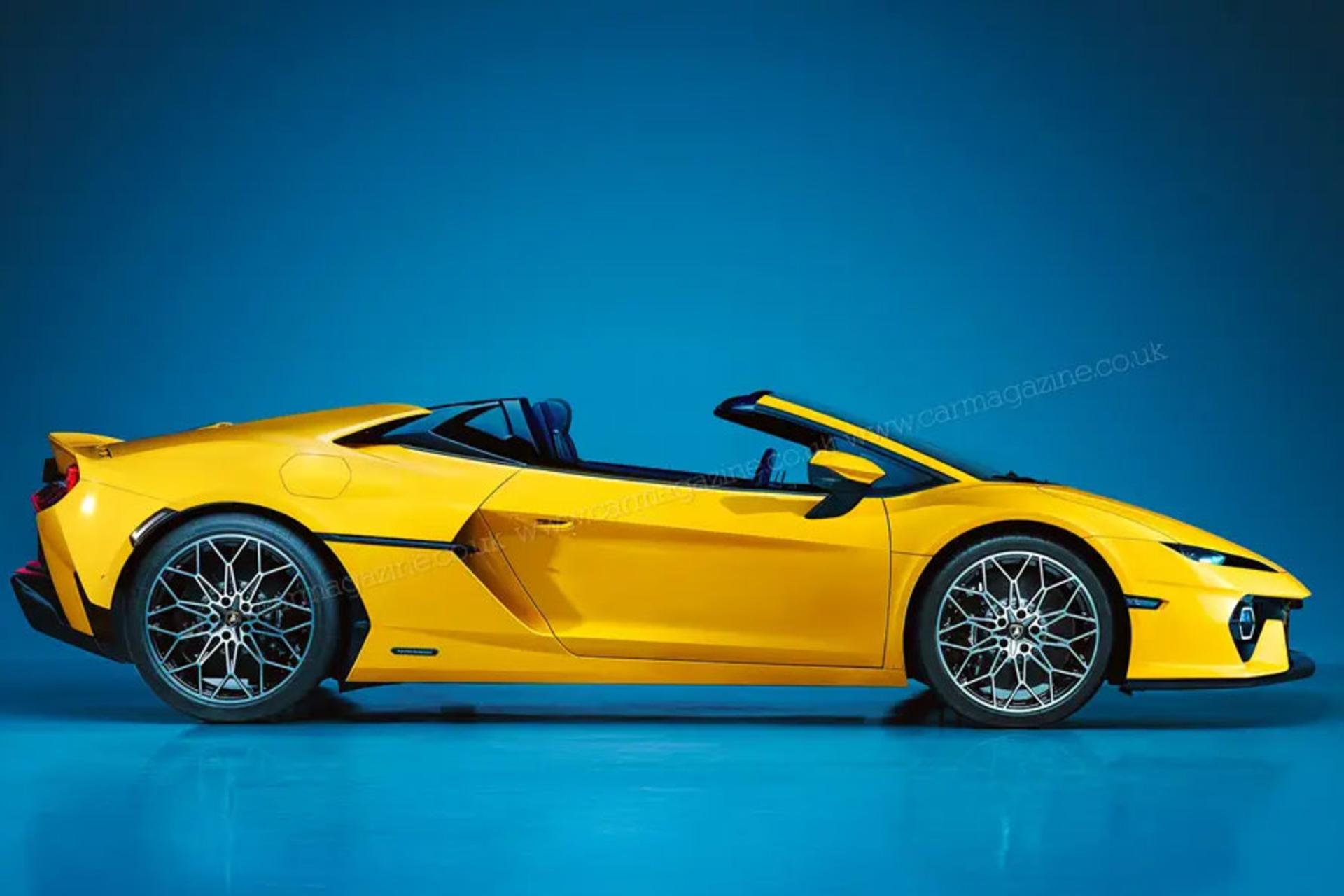 رندر لامبورگینی تمراریو اسپایدر